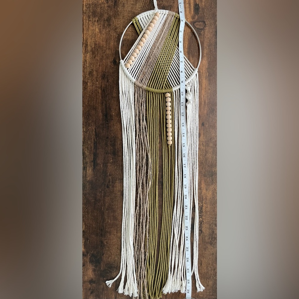 Handmade macrame wall decor - Picture 3 of 6